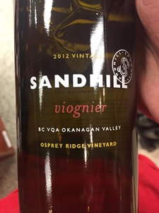 Sandhill Viognier 2012